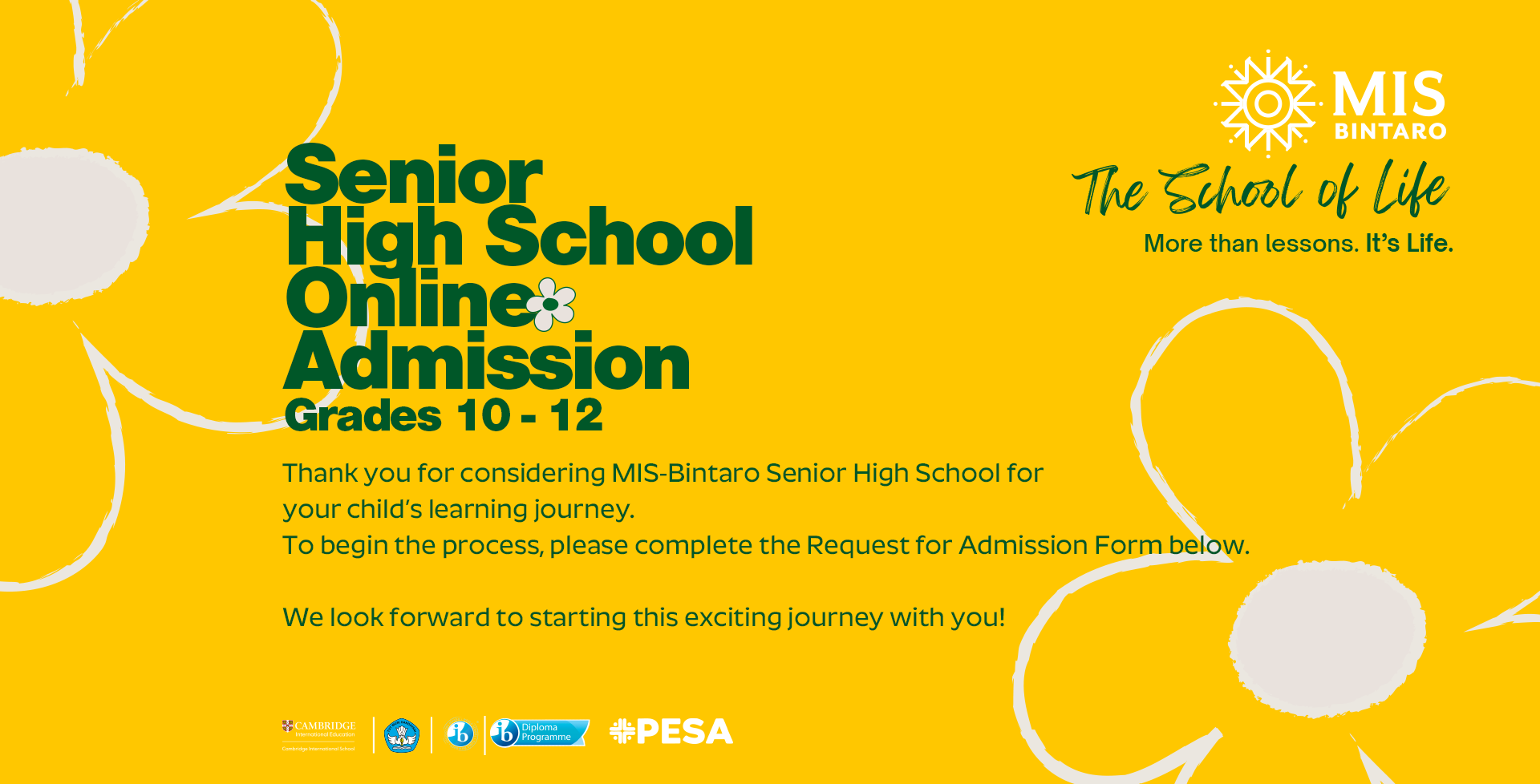 MISB Senior High Online Admission